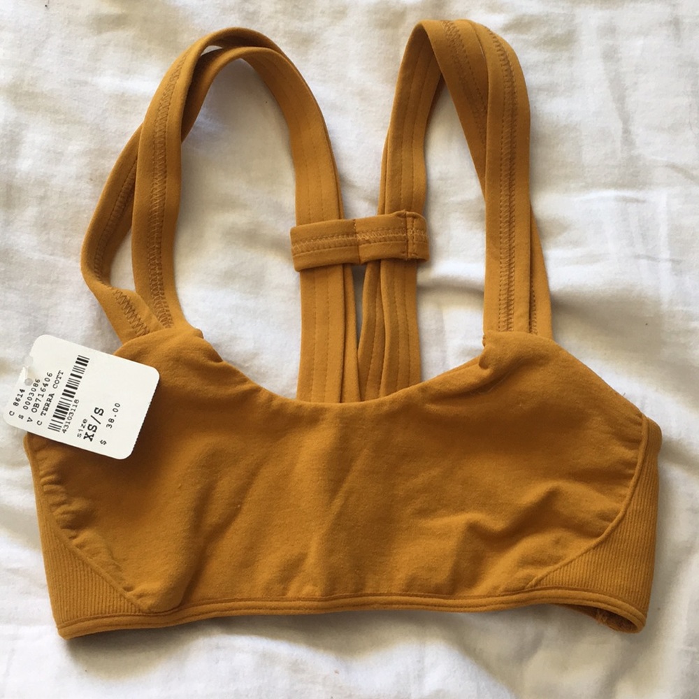 NWT marigold Free People bra